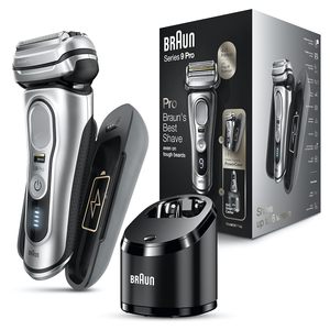 Braun Series 9 Pro 9477cc rasoir électrique pour hommes tondeuse à feuille étanche rasage humide et sec avec étui de charge Portable - Product Image 2