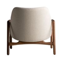 Chaise de restaurant en bois de teck de style minimaliste moderne Mobilier de restaurant présentant un fauteuil confortable et esthétique pour le café