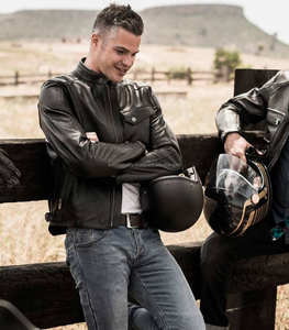 Professionnel Boomletcorp hommes de haute qualité sec en cuir véritable Racer veste coupe-vent Quilited course moto grande taille - Product Image 4