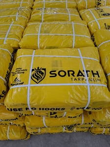 Doublures de cargaison imperméables de tissu de bâche simple de quantité en vrac la plus demandée pour la couverture de charge de camion et l'arrimage de transit - Product Image 6