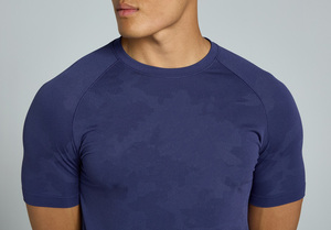 Camiseta Deportiva Personalizada al por Mayor para Hombre, de Alta Demanda, Transpirable, de Secado Rápido, para Gimnasio, Fitness, Ropa Deportiva - Product Image 3