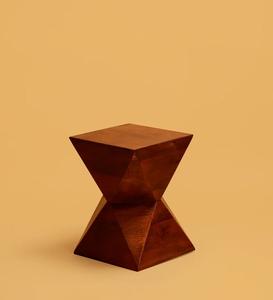 Modern Lightweight Freestanding Concrete End Table Hot Sale Natural Wood <b>Nightstand</b> for Bedroom Living Room Home Furniture - Product Image 1