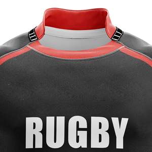 Rugby Uniform <b>Sets</b> Rugby Jersey 100% Polyester Quick Dry Customized Sublimation logo and Design Embroidered Style Rugby Uniform - Product Image 3