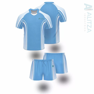 Conjunto de Uniforme de Fútbol Más Vendido de Proveedores Pakistaníes para Jóvenes y Adultos, Color y Logotipo Personalizados, Impresión por Sublimación Completa, 100% Poliéster - Product Image 2