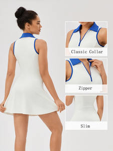 Conjunto de Minifalda de Golf para Mujer y Niña, Minifalda Deportiva Ajustada con Diseño de Cremallera para Gimnasio, Traje Corto de Fitness, Falda de Tenis - Product Image 4