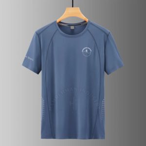 Camisetas de manga corta de estilo callejero para hombre, jersey de poliéster con cuello redondo, estampado digital, diseño en blanco, patrón de letras - Product Image 4