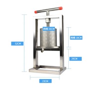 Handmatige Koude Pers Sapcentrifuge Machine Ananas-Gember-Citrus-Papaja-Citroen-Kersen-Druif Puur Vruchtensap 220V Motorkern