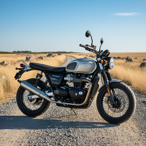 Asientos y Respaldos Originales para Motocicleta Triumph Scrambler 1200 XC XE, Asiento Bajo A9702001 Marrón Nuevo - Product Image 3