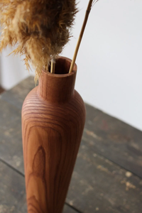 Vase de table en bois de style moderne, artisanat décoratif écologique fait à la main pour la décoration intérieure - Product Image 3