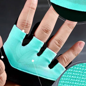 Guantes de Neopreno Antideslizantes sin Dedos para Gimnasio y Levantamiento de Pesas, con Logotipo Personalizado - Product Image 2