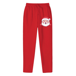 Nouveaux hommes Polyester hiver Joggers noël pantalons de survêtement conception chaud vacances Style noël pantalons de survêtement tenue - Product Image 2