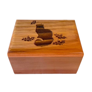 Factory Wholesale Natural Wooden Cremation Urn <b>for</b> Human Ashes <b>Memorial</b> Urn <b>Box</b> Funeral Urn <b>for</b> Adults From Vietnam - Product Image 6