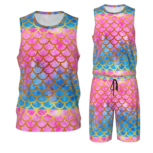 Uniforme de baloncesto de poliéster personalizable BSCI, ropa deportiva de talla XS, logotipo de equipo personalizado, característica de talla grande personalizada para jóvenes - Product Image 3