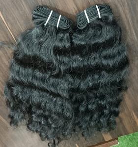 Extensions de cheveux bruts authentiques à donneur unique de temple indien Extensions de cheveux humains vierges Remy Soyeux naturels dessinés à un seul tirage - Product Image 2