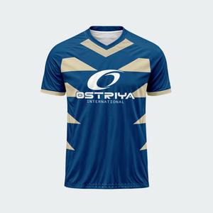Maillot de football tendance à col en V pour adultes, vêtements de sport personnalisés avec impression de nom en couleur unie, haute qualité, dernier modèle 2026 - Product Image 5