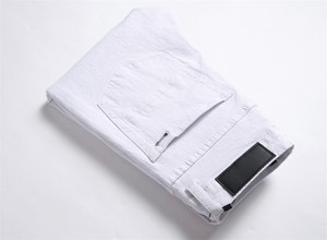 Nuevo pantalón vaquero cosido para hombre, hecho a medida, cómodo, antiarrugas, transpirable, de primera calidad, pantalón vaquero para hombre con tarifa al por mayor - Product Image 6