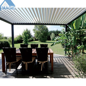 Kits de pergola électrique en aluminium de luxe personnalisables au style unique pour une utilisation en extérieur dans les jardins, les patios et les cours, provenant d'un fournisseur chinois - Product Image 2