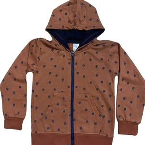 Ventes directes d'usine, sweat-shirt pour enfant, fille et garçon, impression et design personnalisés, 100% coton, fermeture éclair, 330 GSM, multicolores - Product Image 5