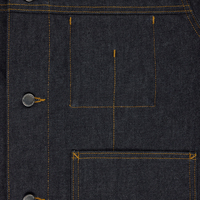 Vente en gros de jeans surdimensionnés OEM veste d'usine veste en jean brut taille personnalisée pour hommes veste en jean vintage d'usine veste en jean pour hommes