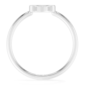 แหวนซ้อนกันได้สีเงินสเตอริง925แบบคลาสสิกฝาปิดตั้งรูปดวงจันทร์รูปทรงดวงจันทร์เป็นชิ้นธรรมชาติทันสมัยสำหรับงานแต่งงานงานหมั้น - Product Image 5