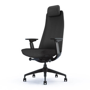 YUCAN Ergonomic Mesh Upholstered Foam Task <b>Chair</b> with 4D Armrests Adjustable Headrest Swivel Tilting for Home and Office - Product Image 1