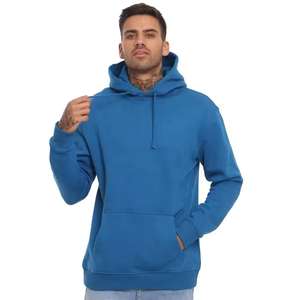 Sweat à capuche unisexe décontracté à fermeture éclair pour hommes, différentes couleurs, en coton mélangé avec logo personnalisé, service OEM à faible quantité minimale de commande, rotation rapide - Product Image 2