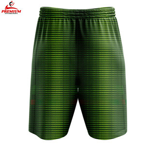 Shorts de basket-ball personnalisés en maille respirante pour hommes, sublimation été, 100% polyester, jogging, gym, blanc - Product Image 2