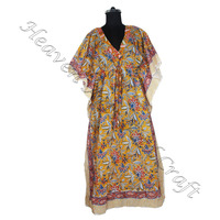 2025 nouveau fait doux Style robe marocaine longue caftan à vendre fabricant de vêtements pour femmes concepteur indien coton Kimono caftan