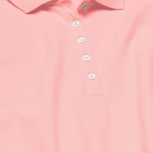 Polo en coton pour femme avec logo personnalisé 2025, respirant, manches courtes, tee-shirt de golf, design uni - Product Image 5