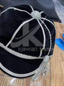 Best Rugby Traditional Honours Caps, Baggy Cricket Cap with Silver <b>Braid</b> and Tassel - Product Image 4