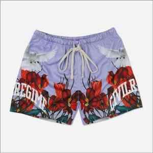 Pantalones Cortos de Punto Grueso con Logotipo Bordado, Tejido de Ganchillo, Talla Grande, 100% Algodón, Antiarrugas, Transpirable para Hombre, Estilo Informal - Product Image 6