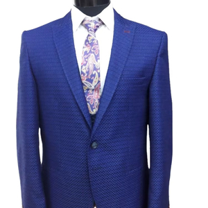 Nuevo Traje de Hombre de Tres Piezas, Casual, Corte Entallado, Traje Pequeño, Chaqueta y Pantalones Lisos, Traje de Novio, Estilo Elegante para Hombre - Product Image 1