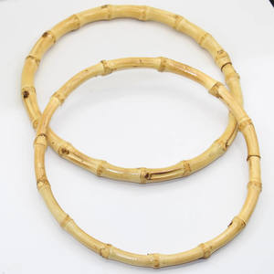 Un par de asas de bambú para asa de bolsa de colección, bolso con asa de bambú duradero - Product Image 4