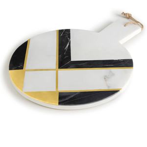 Planches à découper en marbre de forme 2025 pour vaisselle centres de table utilisation d'ustensiles de cuisine pour la décoration d'hôtels et de restaurants à la maison - Product Image 1