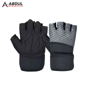 Guantes de Halterofilia de Medio Dedo con Logotipo Personalizado, Precio al por Mayor, Guantes de Gimnasio para Hombre - Product Image 1