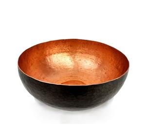 Cuenco de cobre martillado para servir alimentos Cuenco de cobre de diseño hecho a mano más vendido en uso tradicional - Product Image 3