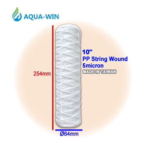 10"x2.5" PP String Wound Sediment <b>Water</b> <b>Filter</b> 5micron - Product Image 1