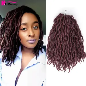 Extensions de cheveux synthétiques Goddess Wave Faux Locs au crochet 121824 - Product Image 1