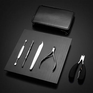 Kit de coupe-ongles professionnel en acier inoxydable de 5 pièces le plus vendu ensemble de manucure et de pédicure pour les salons de beauté - Product Image 6
