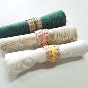 Seagrass table napkin <b>holder</b> <b>rings</b> highest quality <b>hand</b> woven sea grass dinner napkins <b>ring</b> - Product Image 2