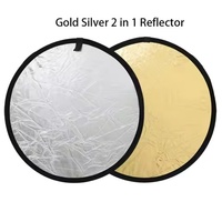 Réflecteur de photographie rond pliable 2 en 1 Diffuseur de lumière pour studio photo extérieur Multi-Disc avec sac de transport 30/60/80/110cm