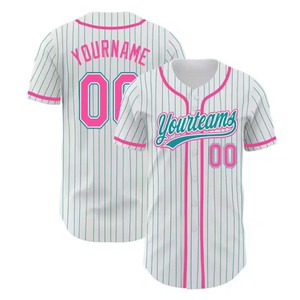 Maillot de baseball personnalisé pour adulte, respirant, en maille, avec broderie et boutons, grandes tailles, vente en gros - Product Image 1