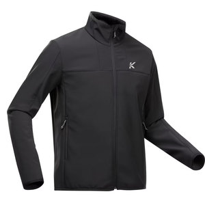 Softshell Winter <b>Jacket</b> Stand Collar Front Logo Durable <b>Lightweight</b> Warm Outdoor <b>Jacket</b> for <b>Men</b> Daily Use Travel Comfort Fit - Product Image 1