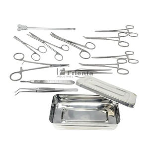 Kits de pansements chirurgicaux manuels en acier inoxydable pour chirurgie médicale, instruments chirurgicaux réutilisables de haute qualité, certifiés CE - Product Image 1