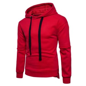 Sudadera con Capucha para Hombre, 100% Algodón, Transpirable, Ecológica, Resistente al Viento, Forrada, Estilo Urbano, Talla Grande, con Logotipo Personalizado Serigrafiado - Product Image 1