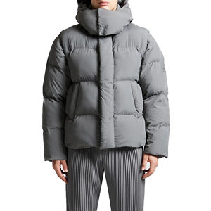 Venta caliente chaqueta de invierno para hombre chaqueta acolchada de talla grande Welt bolsillo soporte cremallera sólido cálido invierno prendas de vestir exteriores para hombres - Product Image 1