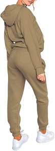 Conjunto Deportivo de 2 Piezas para Mujer 2026, Ropa Deportiva para Gimnasio, Ejercicio, Informal, Sudadera con Capucha Extra Grande con Cremallera y Pantalones Deportivos Transpirables - Product Image 5