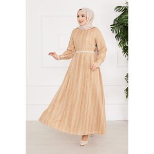Modest Open <b>Abayas</b> Hijab Dress Lace Waist Belt Mink Silk Chiffon Soft Comfortable Long for Boys Ready Stock XS-4XL for Summer - Product Image 1