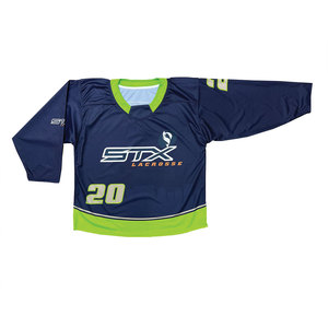 Mesh Box lacrosse Uniform Custom Sublimation Team Reversible Lacrosse Jerseys soccer jersey Wallball football soccer jersey - Product Image 5