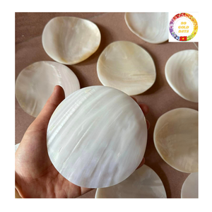 จานประดับเปลือกหอยคาเวียร์ธรรมชาติทำด้วยมือจานไข่มุกหรูหราสำหรับใช้ในร้านอาหาร - Product Image 4